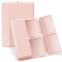 FYY Travel Pill Organizer, 7 Compartments Small Pill Box Medicine Case-Pink