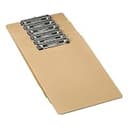 Amazon Basics Hardboard Office Clipboard, Low-Profile, Letter Size, 9" x 12.5", Brown, 6-Pack