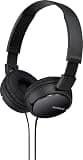 Sony ZX Series Wired On-Ear Headphones, Black MDR-ZX110