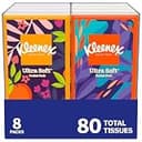 Kleenex On-The-Go Facial Tissues, 8 Travel Packs, 10 Tissues per Pack