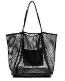 HOXIS Mesh Beach Tote Womens Shoulder Handbag Large