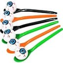 24 Packs Halloween Games for Party: Eyeball Spoon Relay Race Toys Set | Carnival, Birthday, Indoor Outdoor Activities, Supplies Decorations