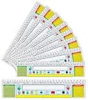 Carson Dellosa 36-Piece Traditional Manuscript Name Plate for Desk, Gr 1-3