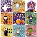 OHOME Halloween Party Favors - DIY Crafts Stickers for Kids | Kids Halloween Games Toys Gifts Treats Decorations Activities Party Supplies(24 Sheets)